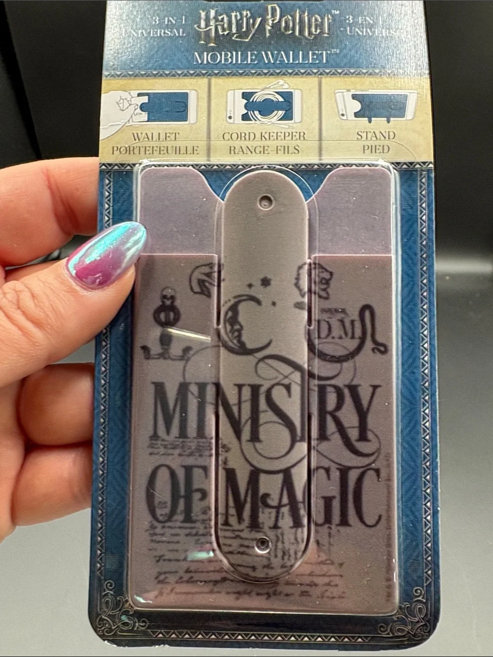 Brand New Harry Potter Ministry of Magic Purple Mobile Wallet